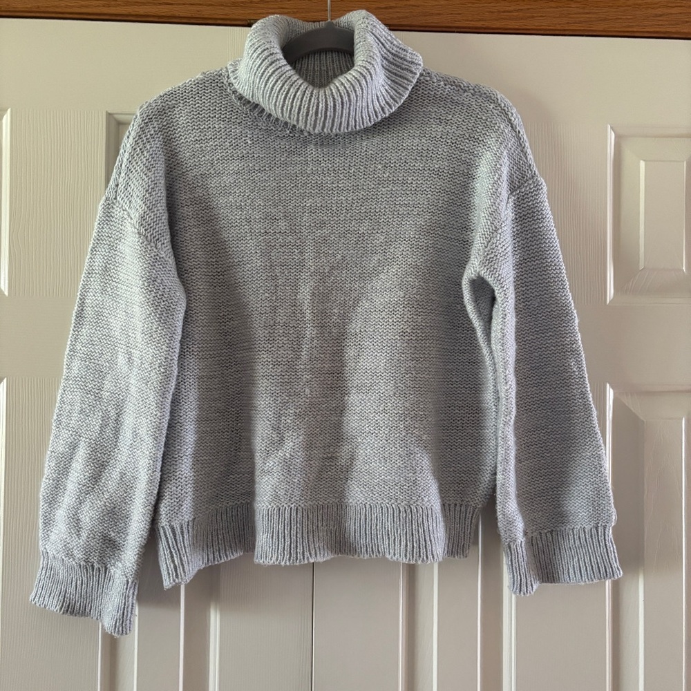 Haven Well Within Grey Turtleneck Knit Sweater